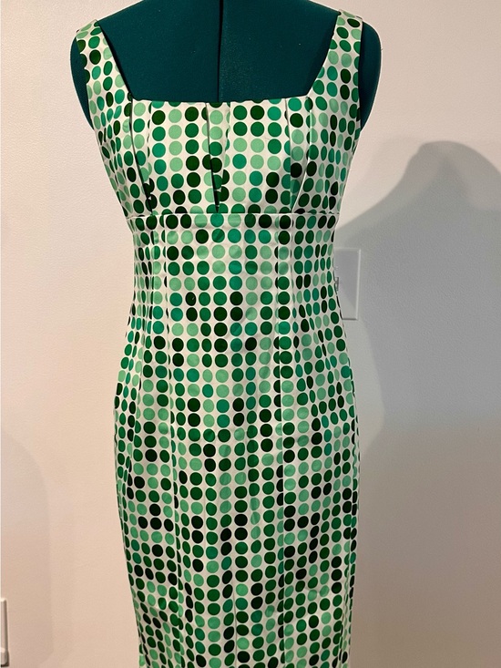 Calvin Klein Dresses & Skirts - Calvin Klein Green Polka Dot Midi Sheath Dress- New with Tags